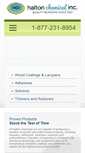 Mobile Screenshot of haltonchemical.com