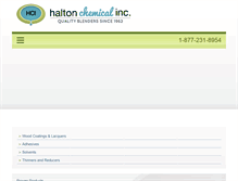 Tablet Screenshot of haltonchemical.com